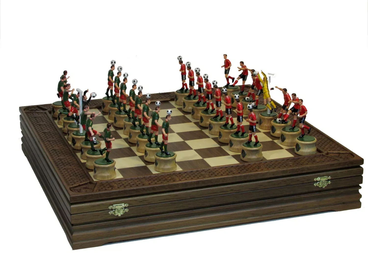 Подарочные шахматы «Футбол - Локомотив» - артикул: 120-57.LOCO | Мосподарок 