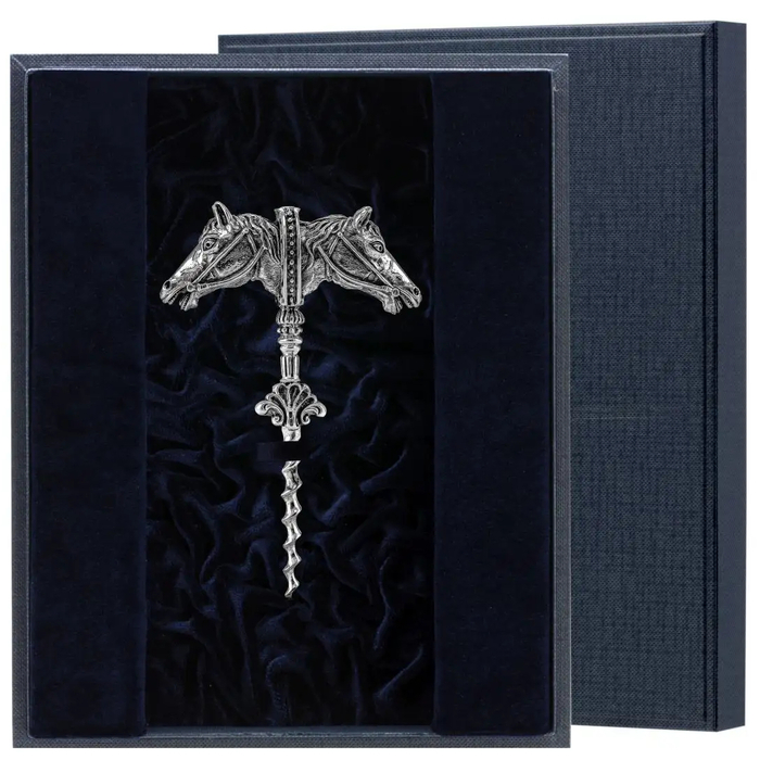 Штопор серебряный "Лошадь"в футляре - артикул: AK01778 - стоимость: 34 300 руб. Штопор серебряный "Лошадь"в футляре - артикул: AK01778 | Мосподарок