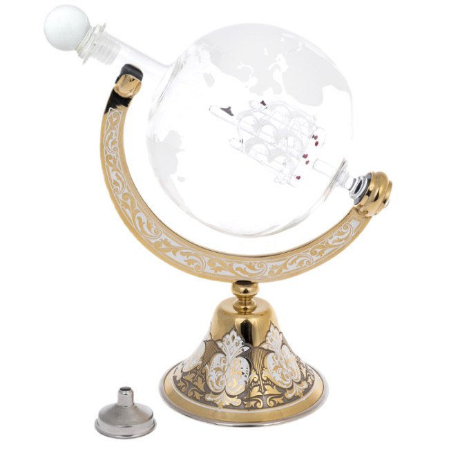 Штоф для напитков "Глобус" Златоуст