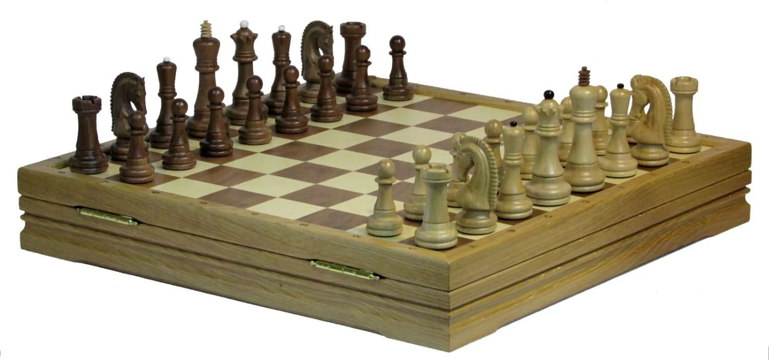 Шахматы классические "Стандарт" деревянные утяжеленные - артикул: 120-5856 | Мосподарок 