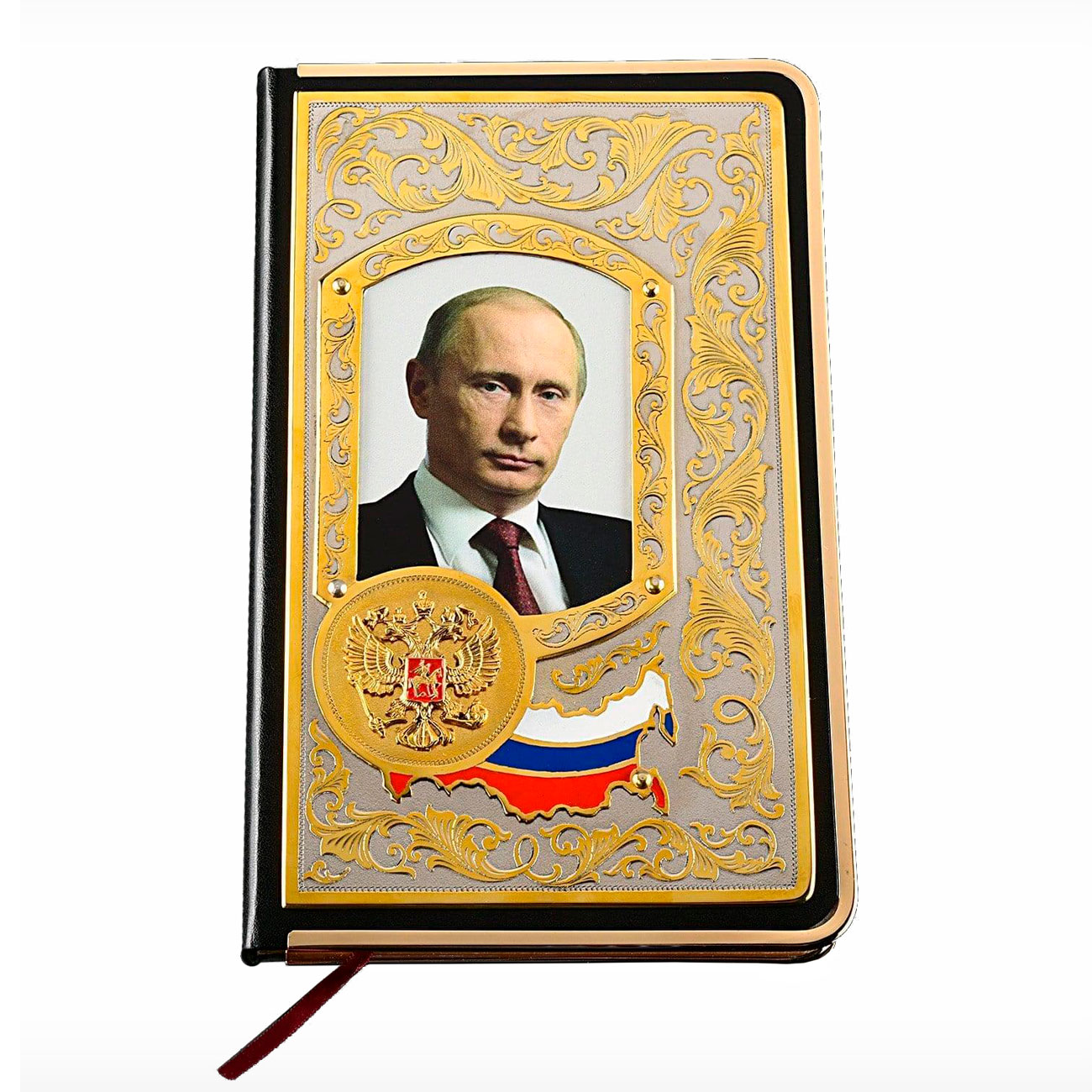 Кожаный ежедневник "Путин В.В." Златоуст - артикул: 300216 | Мосподарок 