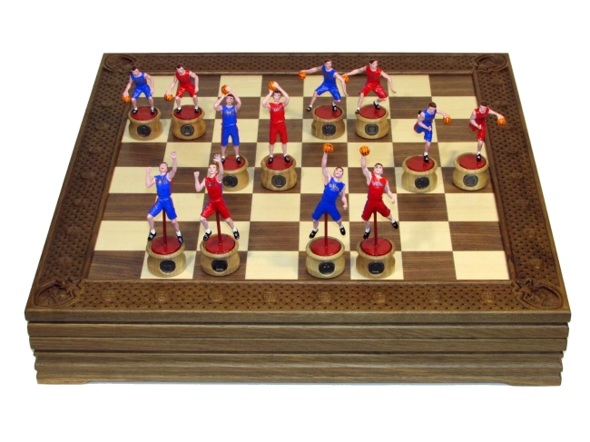 Подарочные шахматы «Баскетбол - ЦСКА»