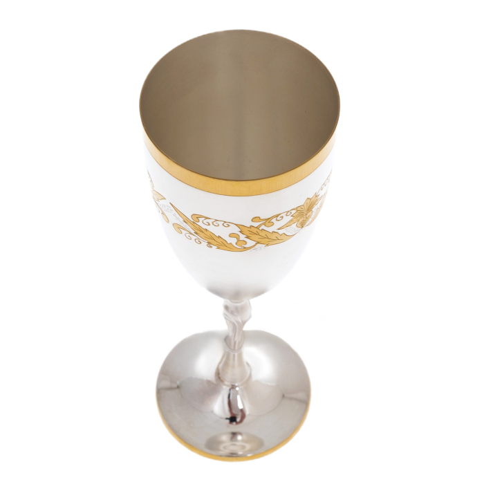 Бокал серебряный "Версаль" с позолотой, №50 - артикул: AK01134 | Мосподарок 