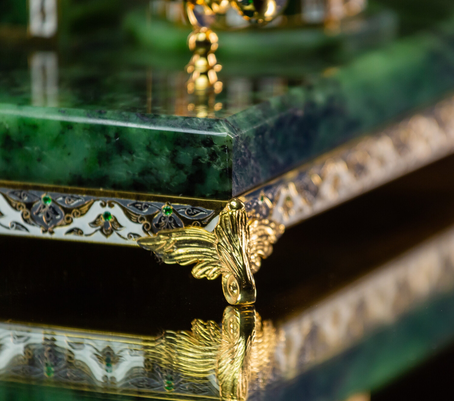 Настольный набор "Мечеть" из нефрита - артикул: 311597 | Мосподарок 