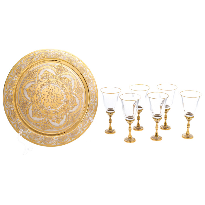 Набор фужеров для шампанского на 6 персон "Изыск" Златоуст - артикул: 301602 | Мосподарок 