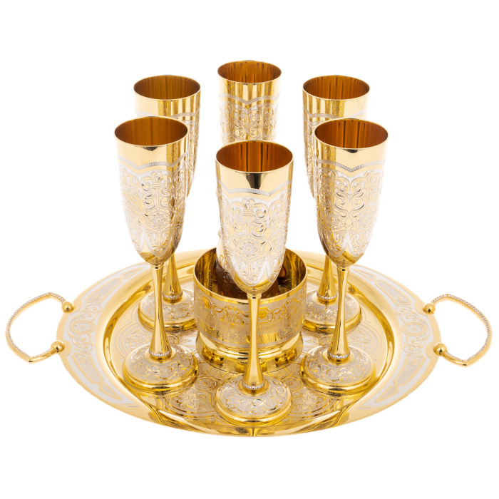 Набор для вина "Рассвет" на 6 персон, Златоуст - артикул: 301448 | Мосподарок 