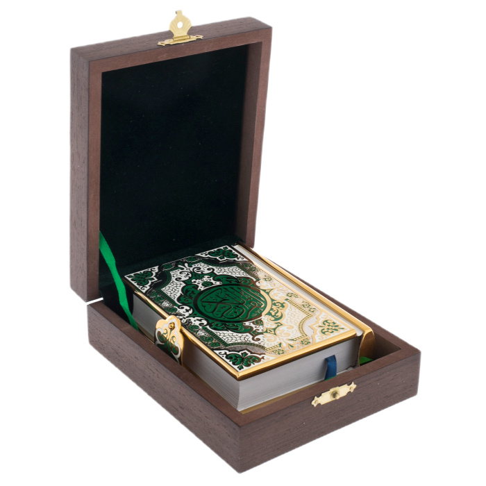 Коран малый "Наследие Ислама" зеленая эмаль, Златоуст - артикул: 301397 | Мосподарок 