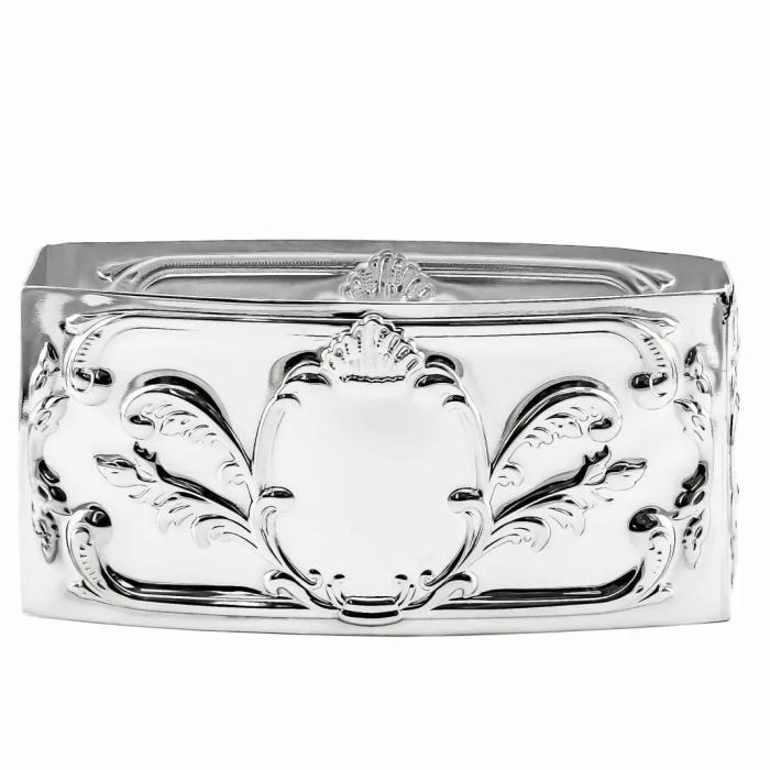 Набор серебряных колец для салфеток "Престиж" на 6 персон - артикул: AK01143 | Мосподарок 