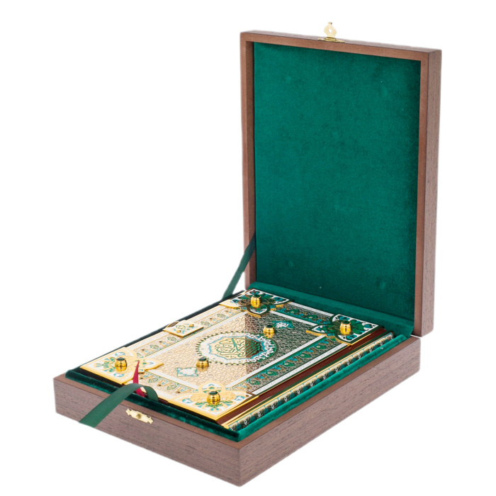 Коран "Ислам" на арабском языке, с фианитами и эмалями, Златоуст - артикул: 301285 | Мосподарок 