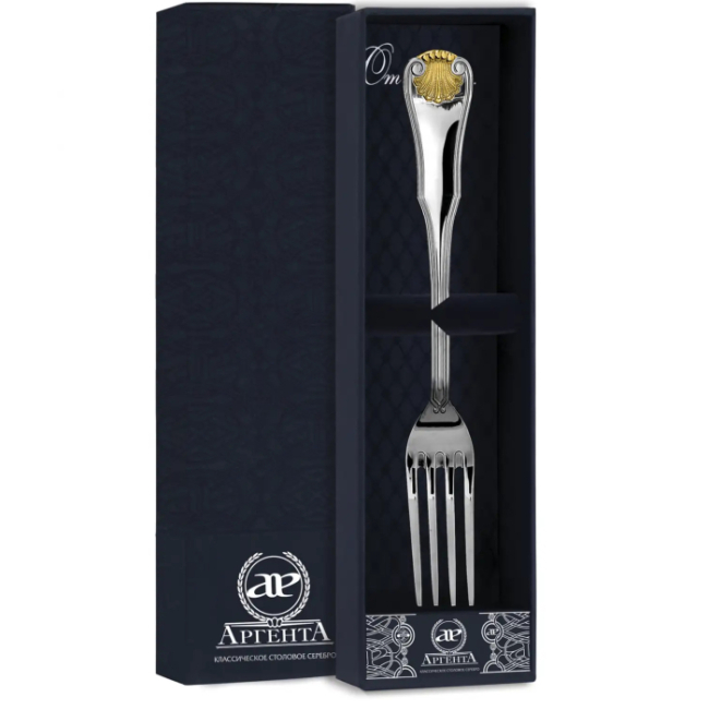Вилка столовая "Визит" с позолотой Вилка столовая "Визит" с позолотой