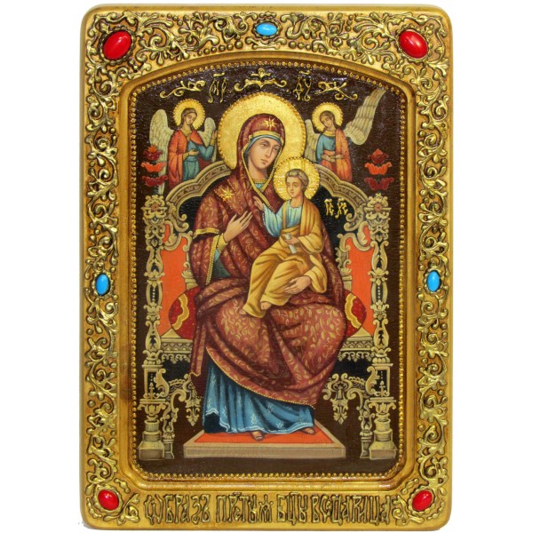 Живописная икона Божией матери «Всецарица (Пантанасса)» - артикул: 810914 | Мосподарок 