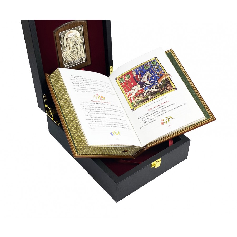 Подарочный набор с иконой "Притчи" - артикул: 121234 - стоимость: 24 000 руб. Подарочный набор с иконой "Притчи" - артикул: 121234 | Мосподарок
