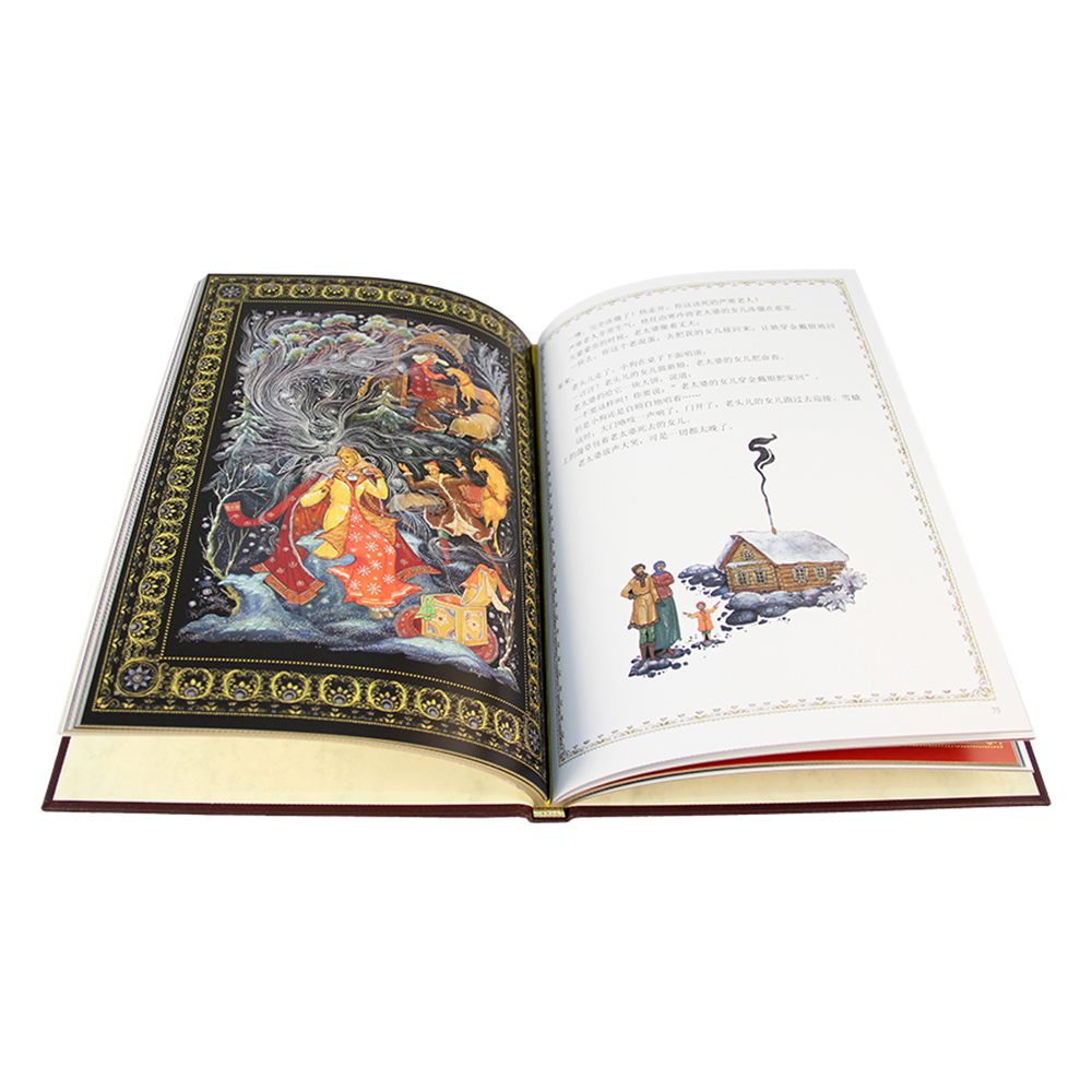 Подарочная книга "Русские народные сказки Палех, Мстера, Холуй" на китайском языке - купить в Москве | Мосподарок