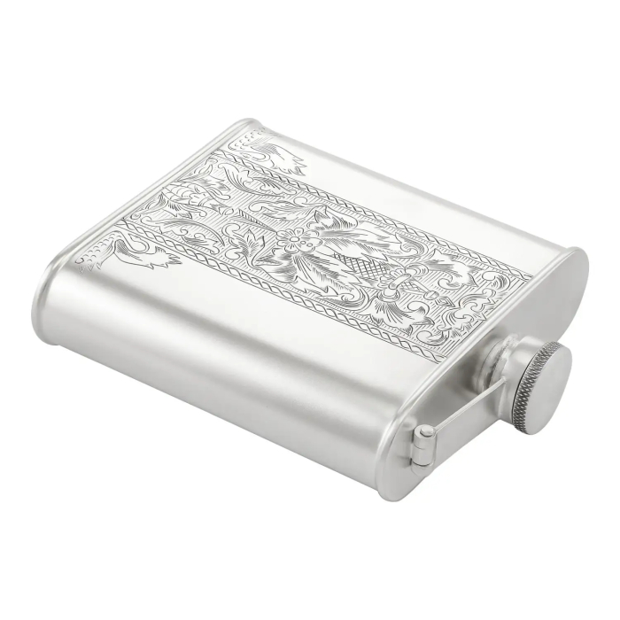 Серебряная фляжка №14 - артикул: AK01848 | Мосподарок 