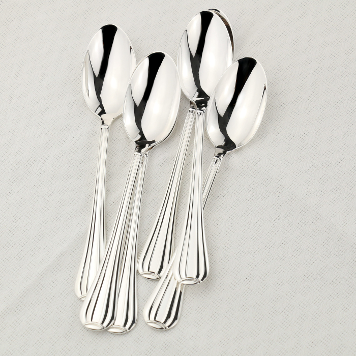 Серебряный набор чайных ложек  "Меридиан" - артикул: AK01657 - стоимость: 67 500 руб. Серебряный набор чайных ложек  "Меридиан" - артикул: AK01657 | Мосподарок