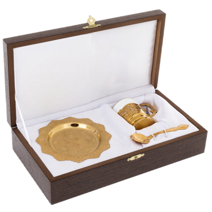 Кофейная пара "Гранат" Златоуст - артикул: 301194 | Мосподарок 