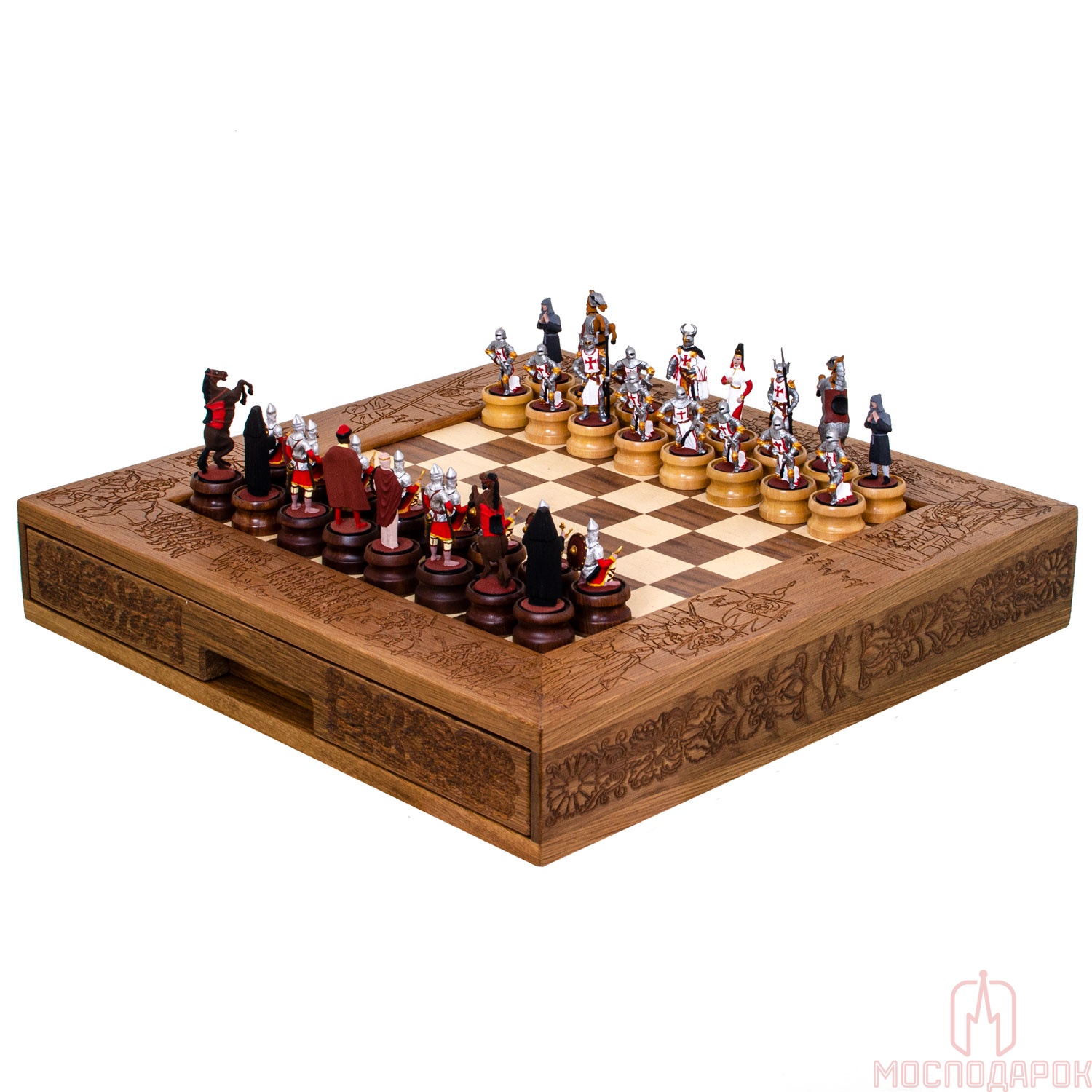 Шахматы "Ледовое побоище" - артикул: RTS54X | Мосподарок 
