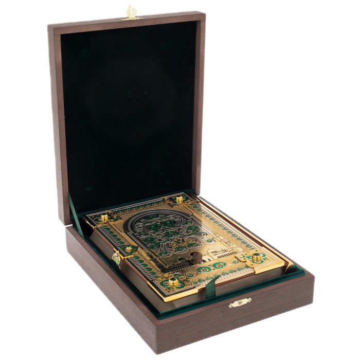 Коран украшенный "Мечеть" на арабском языке, Златоуст - артикул: 301442 | Мосподарок 