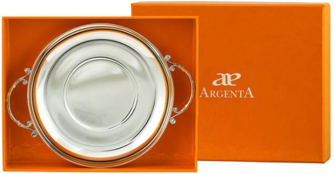 Детское серебряное блюдце