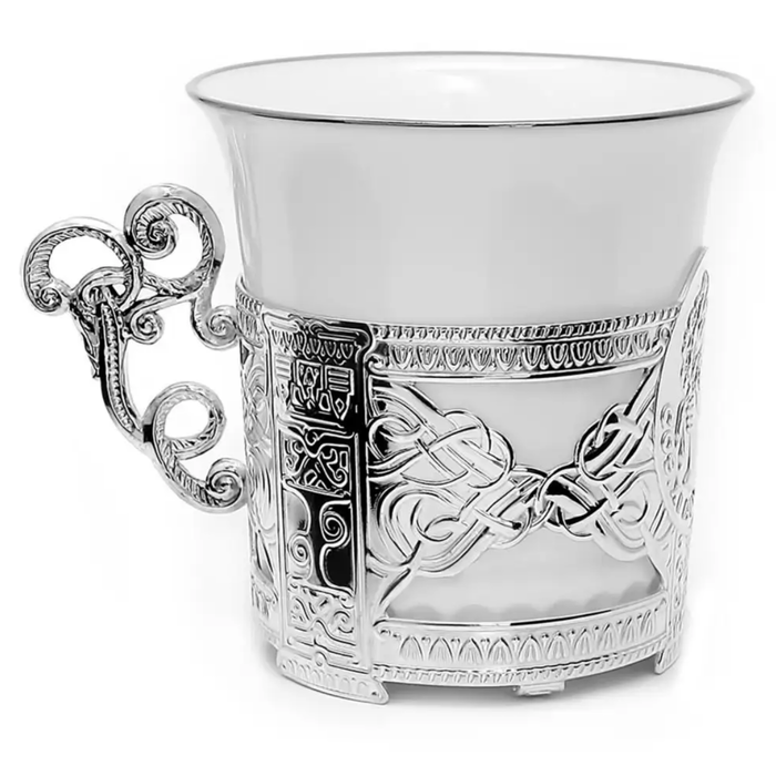 Чашка кофейная "Август Октавиан", серебро - артикул: AK01738 - стоимость: 17 900 руб. Чашка кофейная "Август Октавиан", серебро - артикул: AK01738 | Мосподарок