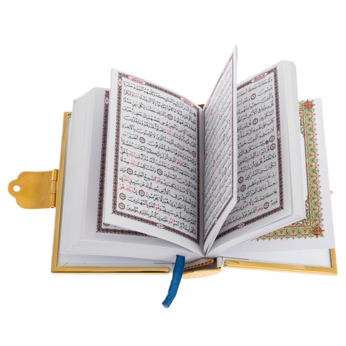 Коран малый "Наследие Ислама" зеленая эмаль, Златоуст - артикул: 301397 | Мосподарок 