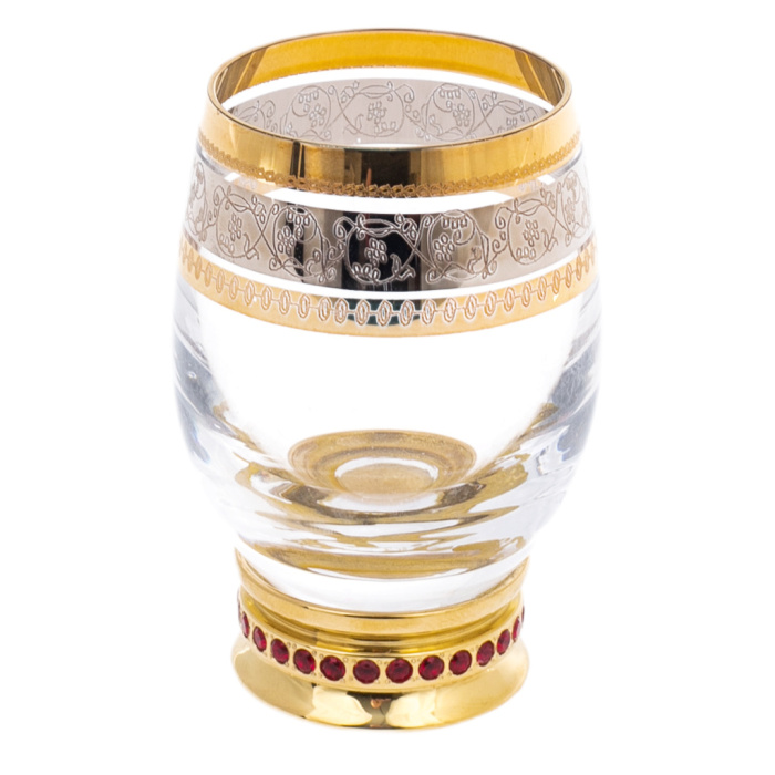 Набор для водки "Царский" с нефритом, на 6 персон, Златоуст - артикул: 301415 | Мосподарок 