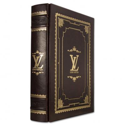 Книга в кожаном переплете "Louis Vuitton"