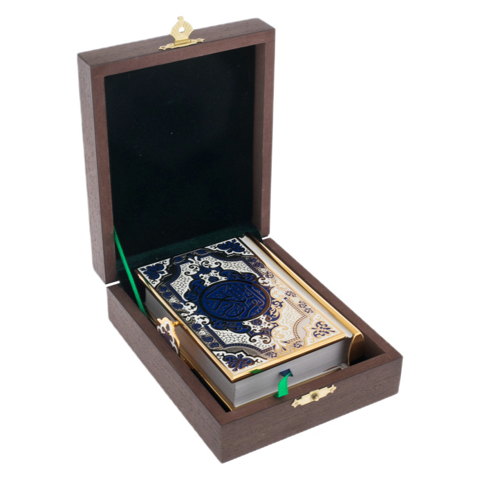 Коран малый "Наследие Ислама" синяя эмаль, Златоуст - артикул: 301398 | Мосподарок 