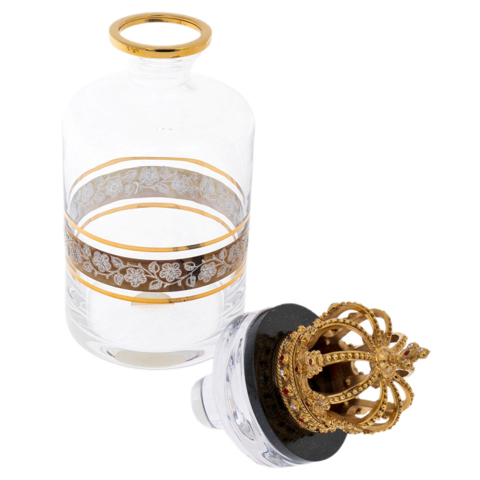 Набор для водки "Царский" с нефритом, на 6 персон, Златоуст - артикул: 301415 | Мосподарок 