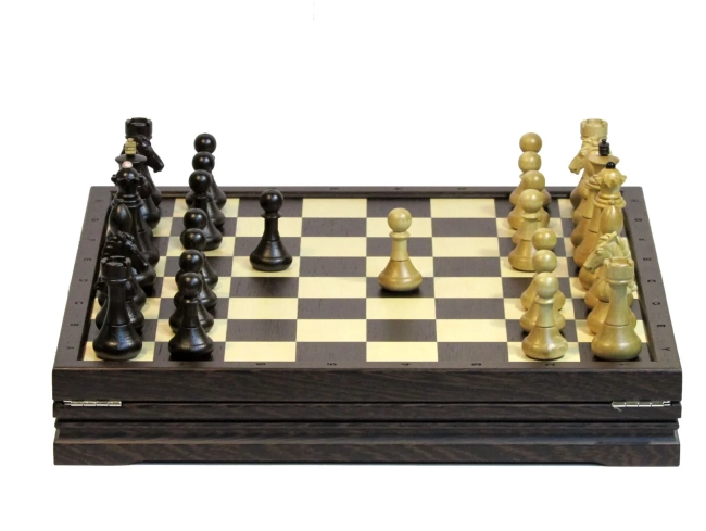 Шахматы "Стандартные" деревянные утяжеленные (высота короля 4,00)