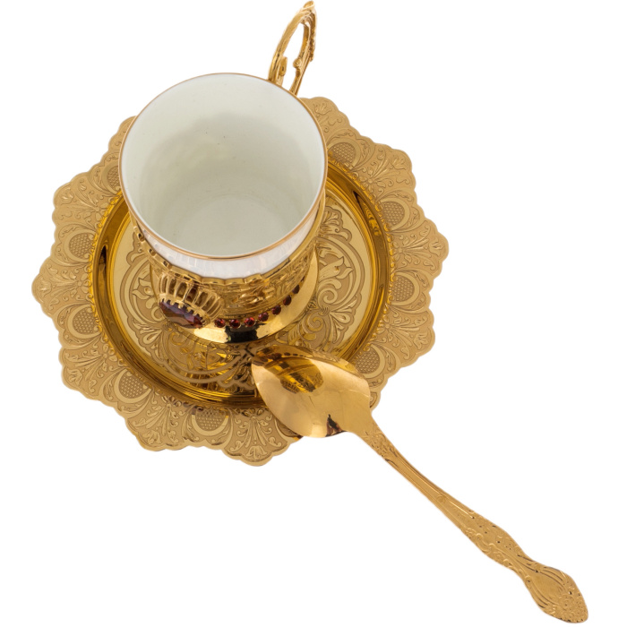 Кофейная пара "Гранат" Златоуст - артикул: 301194 | Мосподарок 