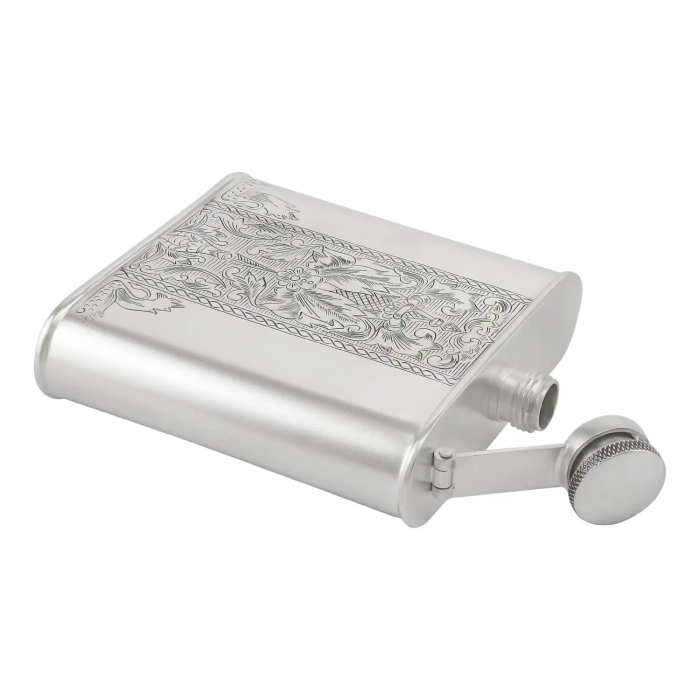 Серебряная фляжка №14 - артикул: AK01848 | Мосподарок 