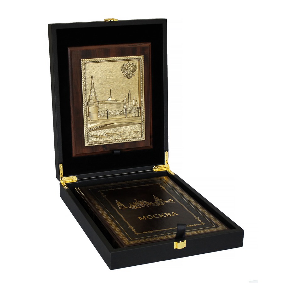Подарочный набор с плакеткой "Москва - Кремль" - артикул: 121335 - стоимость: 37 500 руб. Подарочный набор с плакеткой "Москва - Кремль" - артикул: 121335 | Мосподарок