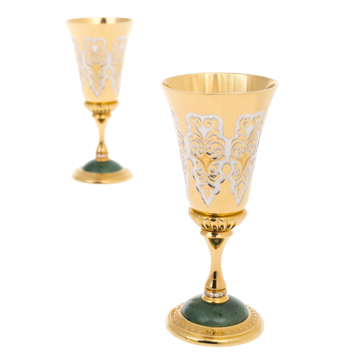 Набор фужеров на 6 персон "Нефритовый" Златоуст - артикул: 301501 | Мосподарок 