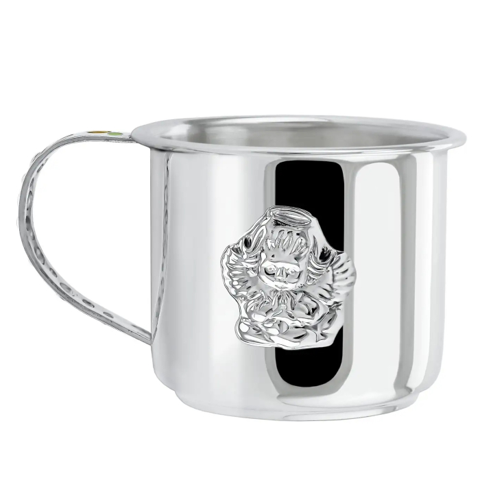 Набор детский DODO из серебра "Ангел": кружка, ложка с позолотой и с эмалью, на 1 персону - артикул: AK01857 - стоимость: 32 700 руб. Набор детский DODO из серебра "Ангел": кружка, ложка с позолотой и с эмалью, на 1 персону - артикул: AK01857 | Мосподарок