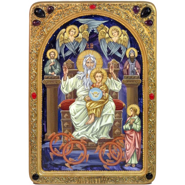 Живописная икона "Отечество (Троица Новозаветная)" - артикул: 810970 | Мосподарок 