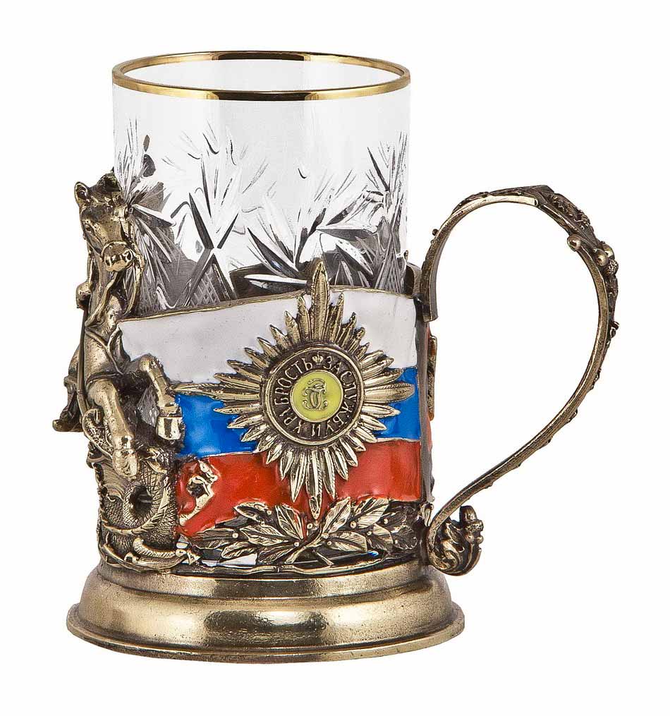 Чайный набор "Георгий-Победоносец" - артикул: ПДКО-329ДФ | Мосподарок 