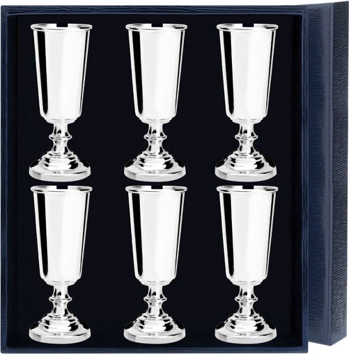 Набор рюмок для водки из серебра "Джентльмен" на 6 персон - артикул: AK01530 | Мосподарок 