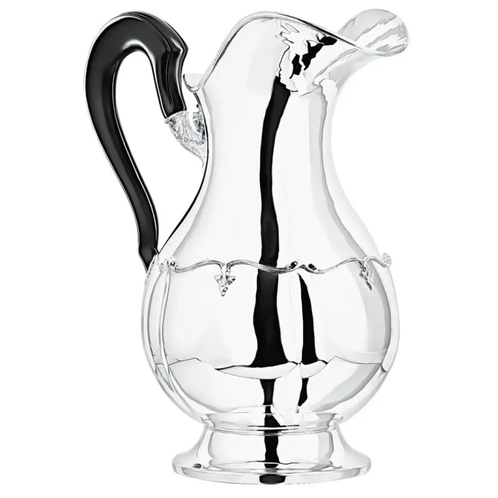 Кувшин серебряный с цветочным орнаментом и деревянной ручкой в футляре - артикул: AK01750 | Мосподарок 