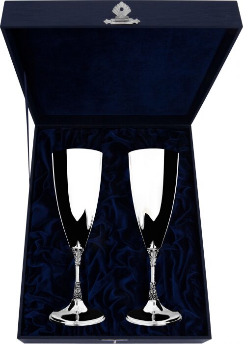 Набор серебряных фужеров "Виноград" - артикул: AK01296 - стоимость: 85 900 руб. Набор серебряных фужеров "Виноград" - артикул: AK01296 | Мосподарок