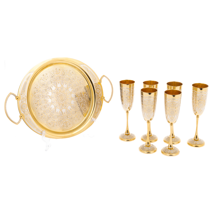 Набор для вина "Рассвет" на 6 персон, Златоуст - артикул: 301448 | Мосподарок 