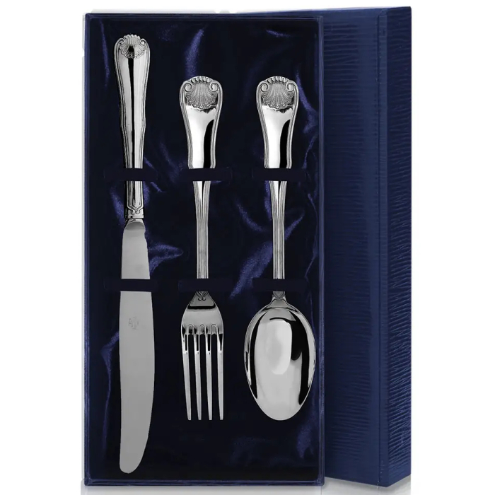 Набор из 3 столовых серебряных приборов "Визит": вилка, ложка, нож , на 1 персону - артикул: AK01249 - стоимость: 62 800 руб. Набор из 3 столовых серебряных приборов "Визит": вилка, ложка, нож , на 1 персону - артикул: AK01249 | Мосподарок