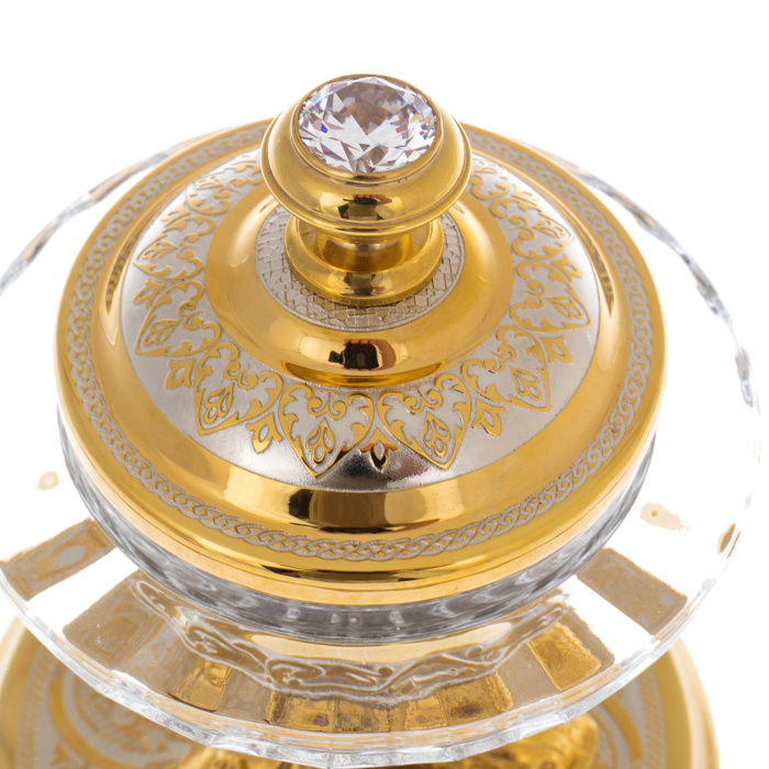 Икорница "На трех китах" Златоуст - артикул: 301283 | Мосподарок 