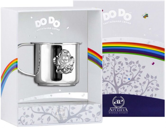 Детская серебряная кружка DODO "Ангел" Детская серебряная кружка DODO "Ангел"