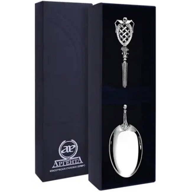 Серебряная чайная ложка "Меценат" на 1 персону Серебряная чайная ложка "Меценат" на 1 персону