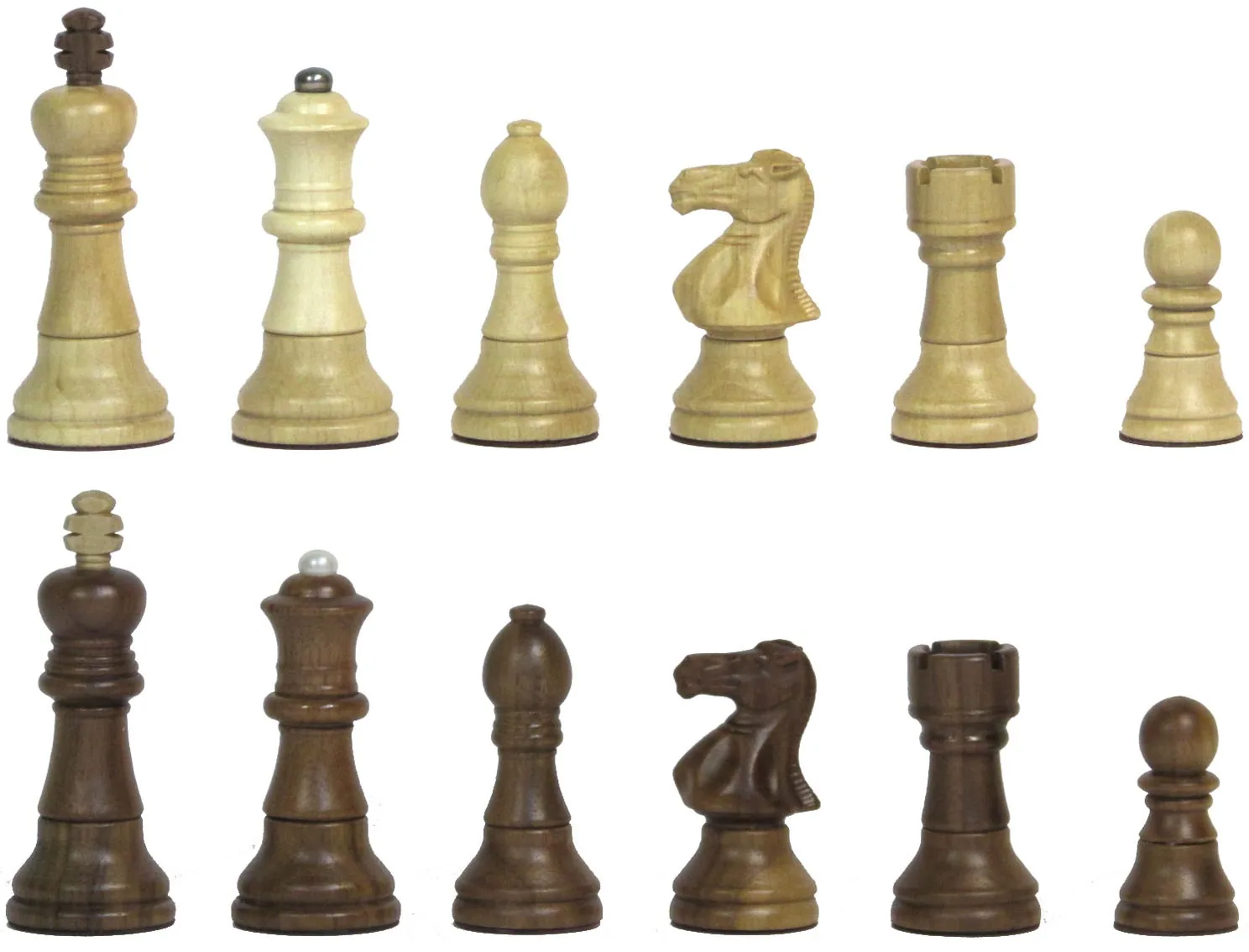 Шахматы "Классические" средние деревянные утяжеленные - артикул: 120-5551 | Мосподарок 