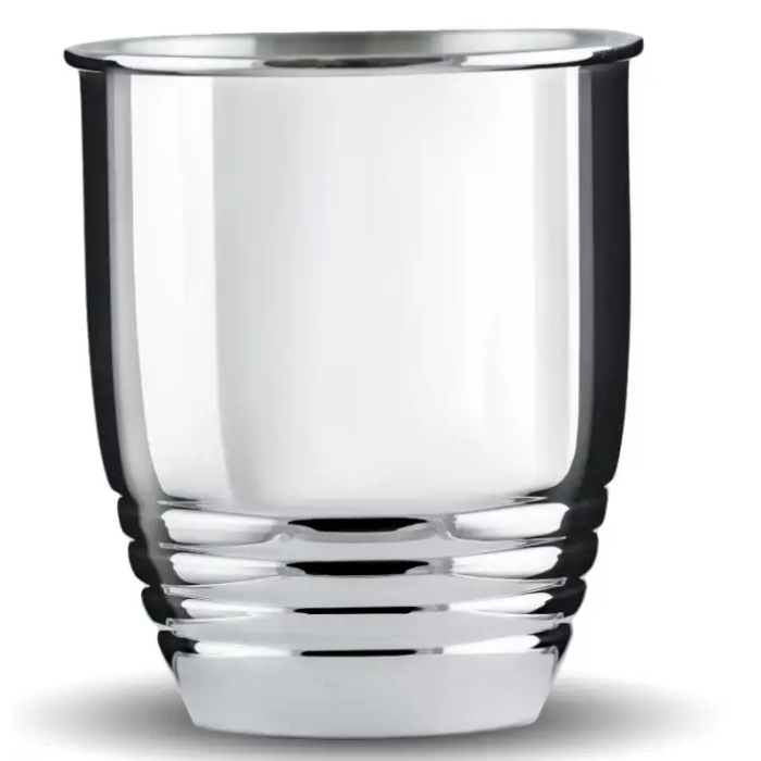 Серебряный стакан "Рифленый 200" на 1 персону - артикул: AK01544 | Мосподарок 
