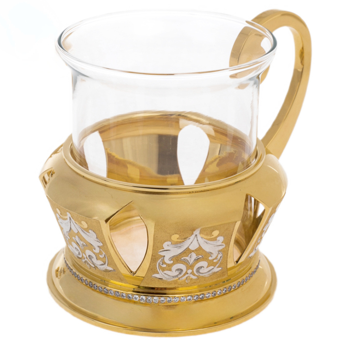 Френч-пресс  для чая "Чаепитие" на 2 персоны, Златоуст - артикул: 301260 | Мосподарок 