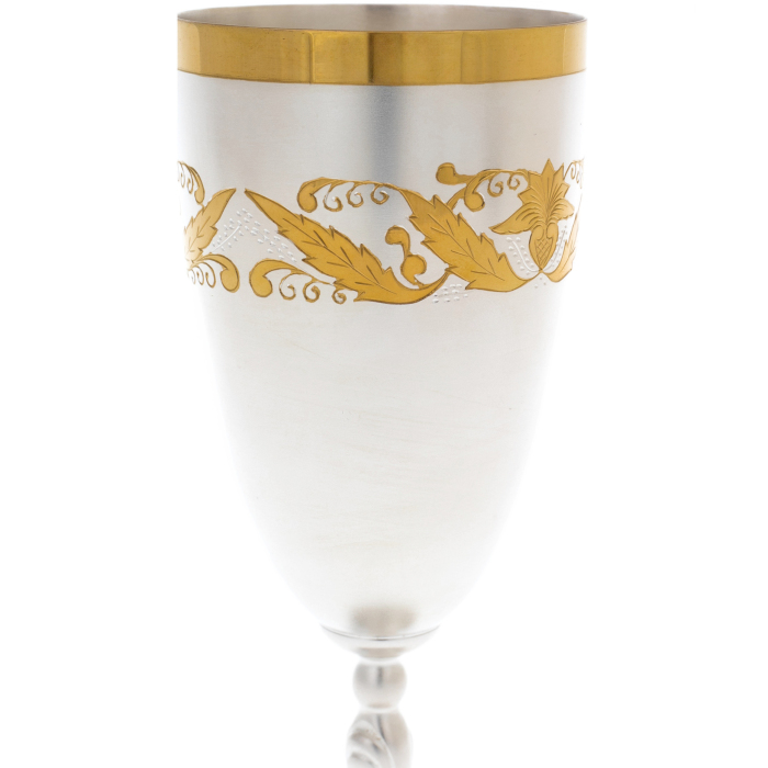Бокал серебряный "Версаль" с позолотой, №50 - артикул: AK01134 | Мосподарок 