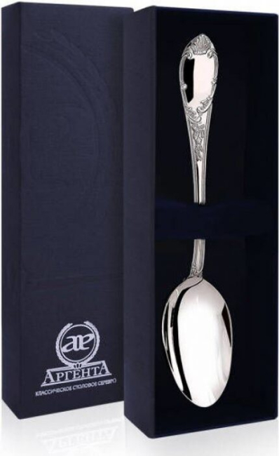 Серебряная чайная ложка "Престиж" Серебряная чайная ложка "Престиж"